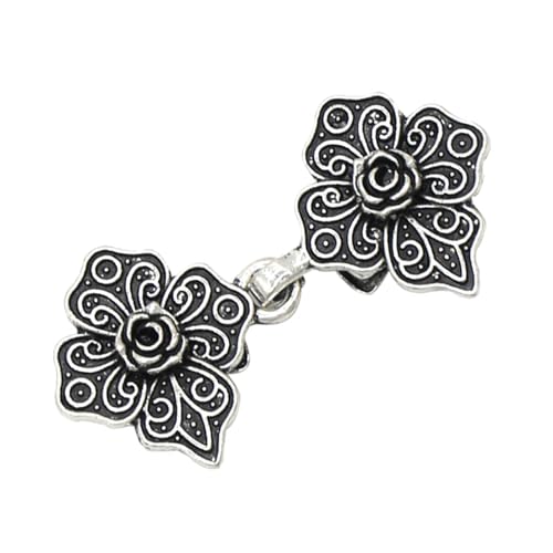 Qsvbeeqj Vintage Rose/Blattpullover Brosche Brosche Clip Schal Förderer Legierung Strickjacken Schließ Für Modische Frauen Kleidung Accessoires Ladies Pullover Fastener von Qsvbeeqj