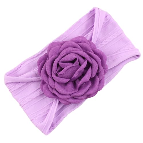 Weiche und bequeme Kopfbedeckung für Babys, Blumenmuster, schützt Fontanelle, bequemes dehnbares Stoff-Haarband Weiche und bequeme Kopfbedeckung für Babys, Blumenmuster, schützt Fontanelle, bequemes dehnbares Stoff-Haarband von Qsvbeeqj