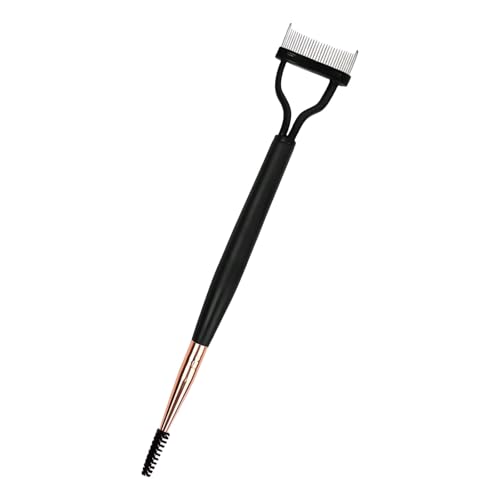 Wimpernkamm, gebogener Augenbrauenkamm, Wimperntrenner, Mascara-Applikator, Wimperndefinierer, Kosmetikpinsel, Werkzeug für Damen von Qsvbeeqj