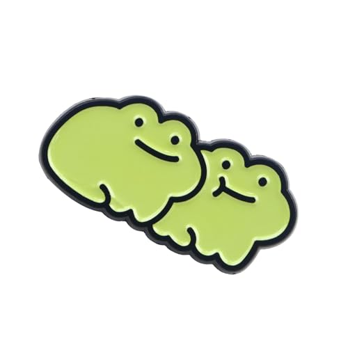 Wunderliche Frösche Pin Brosche Stylish Lteel Pin Brosche Schmuck Ideal Für Rucksäcke T Shirts Und Jacken Kreatives Abzeichen von Qsvbeeqj
