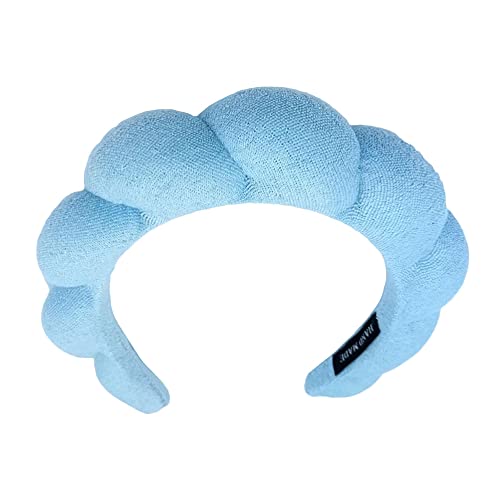 Spa Stirnbänder für Frauen Waschen Gesicht, Schwamm Frottee Tuch Puffy Stirnband, Hautpflege, Make-up Stirnband für Frauen von Qtinghua