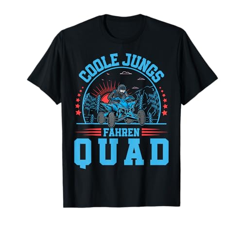 Coole Jungs Fahren Quad I ATV Offroad Quadfahrrer T-Shirt Coole Jungs Fahren Quad I ATV Offroad Quadfahrrer T-Shirt von Quad ATV Quad Zubehör Quadfahrer Bike Offroad