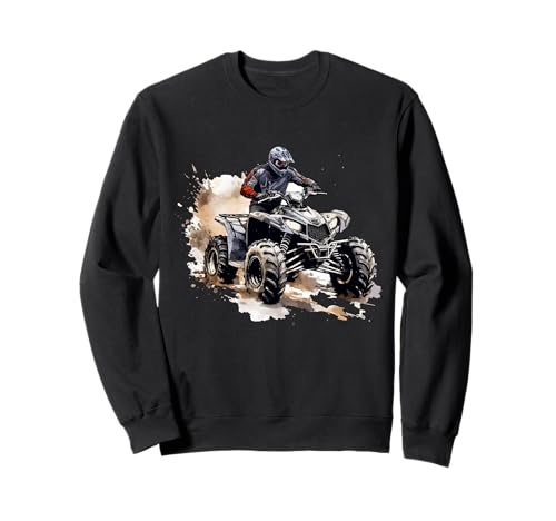 Quad, lustiges Design für Damen und Herren Sweatshirt von Quad Bike