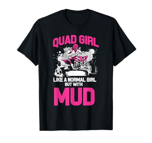 Quad T-Shirt Mädchen ATV 4x4 Quadrider Bekleidung 4 Wheeler T-Shirt Quad T-Shirt Mädchen ATV 4x4 Quadrider Bekleidung 4 Wheeler T-Shirt von Quad Gift ATV Off Road Clothing 4 Wheeler