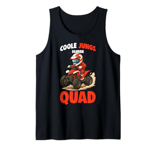 Herren Coole Jungs Fahren Quad Kinder ATV Tank Top von Quad Kleidung Quad Fahrer Motorsport Geschenkidee