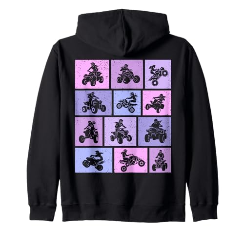 Quad ATV Damen Mädchen Kinder Kapuzenjacke Quad ATV Damen Mädchen Kinder Kapuzenjacke von Quad Kleidung Quad Fahrer Motorsport Geschenkidee
