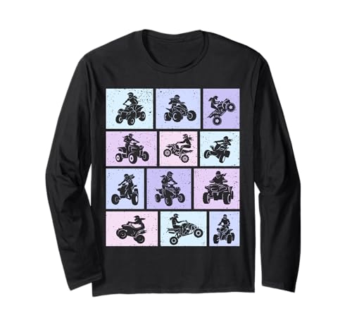 Quad ATV Damen Mädchen Kinder Langarmshirt von Quad Kleidung Quad Fahrer Motorsport Geschenkidee
