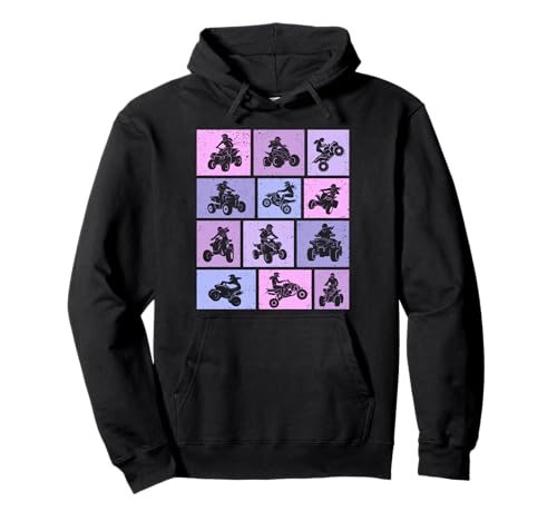 Quad ATV Damen Mädchen Kinder Pullover Hoodie Quad ATV Damen Mädchen Kinder Pullover Hoodie von Quad Kleidung Quad Fahrer Motorsport Geschenkidee