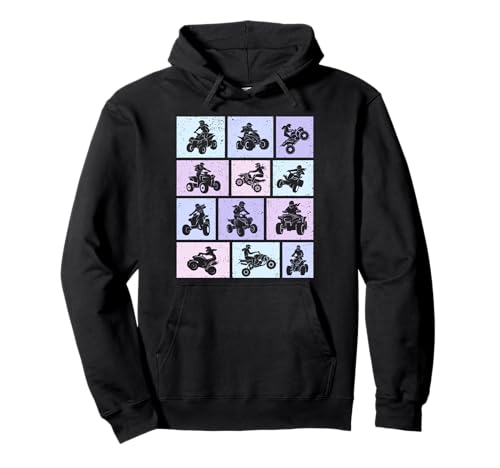 Quad ATV Damen Mädchen Kinder Pullover Hoodie Quad ATV Damen Mädchen Kinder Pullover Hoodie von Quad Kleidung Quad Fahrer Motorsport Geschenkidee