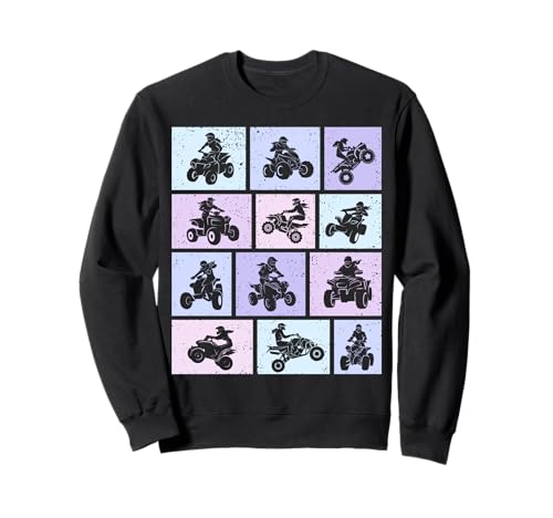 Quad ATV Damen Mädchen Kinder Sweatshirt Quad ATV Damen Mädchen Kinder Sweatshirt von Quad Kleidung Quad Fahrer Motorsport Geschenkidee