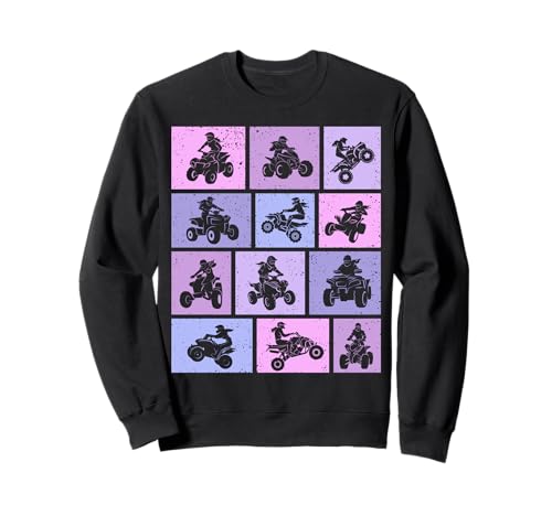 Quad ATV Damen Mädchen Kinder Sweatshirt Quad ATV Damen Mädchen Kinder Sweatshirt von Quad Kleidung Quad Fahrer Motorsport Geschenkidee