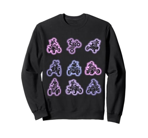 Quad ATV Damen Mädchen Kinder Sweatshirt Quad ATV Damen Mädchen Kinder Sweatshirt von Quad Kleidung Quad Fahrer Motorsport Geschenkidee