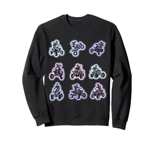Quad ATV Damen Mädchen Kinder Sweatshirt Quad ATV Damen Mädchen Kinder Sweatshirt von Quad Kleidung Quad Fahrer Motorsport Geschenkidee