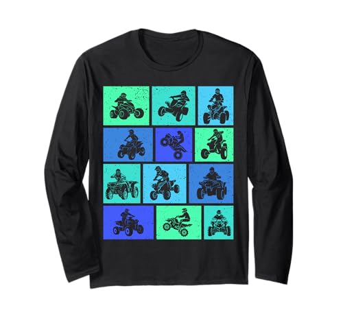 Quad ATV Herren Kinder Junge Langarmshirt von Quad Kleidung Quad Fahrer Motorsport Geschenkidee
