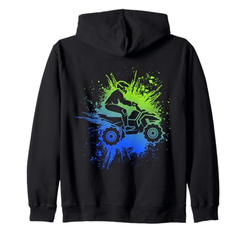 Quad ATV Kinder Herren Junge Kapuzenjacke Quad ATV Kinder Herren Junge Kapuzenjacke von Quad Kleidung Quad Fahrer Motorsport Geschenkidee