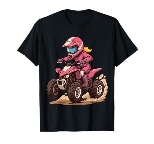 Quad Damen Mädchen Kinder ATV T-Shirt von Quad Kleidung Quad Fahrer Motorsport Geschenkidee