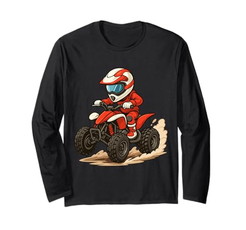 Quad Kinder Herren Junge ATV Langarmshirt von Quad Kleidung Quad Fahrer Motorsport Geschenkidee