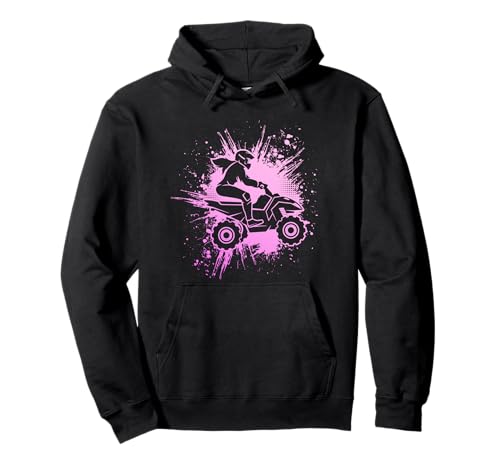 Quad Mädchen Damen Kinder ATV Pullover Hoodie von Quad Kleidung Quad Fahrer Motorsport Geschenkidee