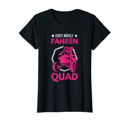 Echte Mädels Fahren Quad Quadfahrer Bikerin Quad T-Shirt von Quad Quadfahrer Biker