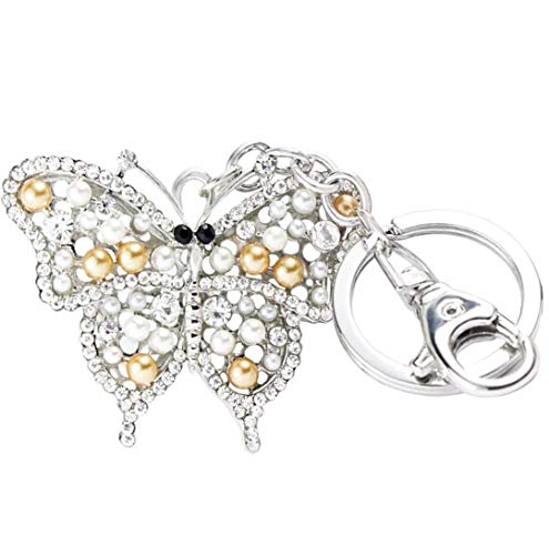 Quadiva Taschenschmuck 'Schmetterling', verziert mit Kristallen, Bag Charm von Quadiva