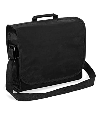 Quadra Schallplatten-Tasche, 36 x 32 x 12 cm, 9 Liter, Schwarz , Einheitsgröße von Quadra