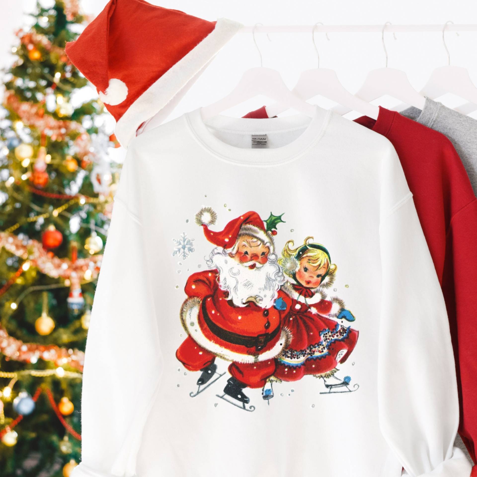 Weihnachtsmann Weihnachten Pullover Sweatshirt Lustige Urlaub Shirt Party Lustiges Weihnachtsmann Weihnachten Pullover Sweatshirt Lustige Urlaub Shirt Party Lustiges von QuailRunDesigns