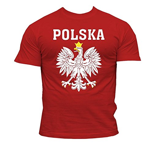 Quaint Point Polska Polen Trikot Herren T-Shirt KP6 (L) von Quaint Point