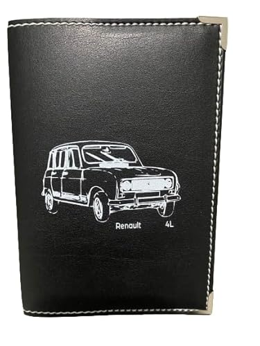 Qualishopfr Schutzhülle für Renault 4L 4 l, Kunstleder, Schwarz, Schwarz , 15X10,5, 4 Liter von Qualishopfr