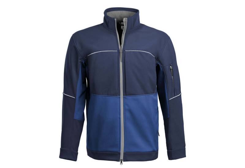 Qualitex Workwear Softshelljacke Hybrid Softshelljacke "Resist" marine/blau, Gr. XL von Qualitex Workwear