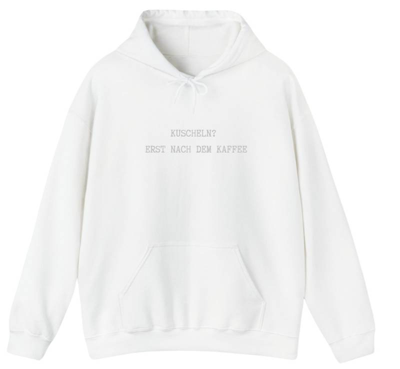 Quality Elegance Kapuzensweatshirt Kuscheln? Erst nach dem Kaffee Damen Herren Hoodie Mit Kapuze von Quality Elegance