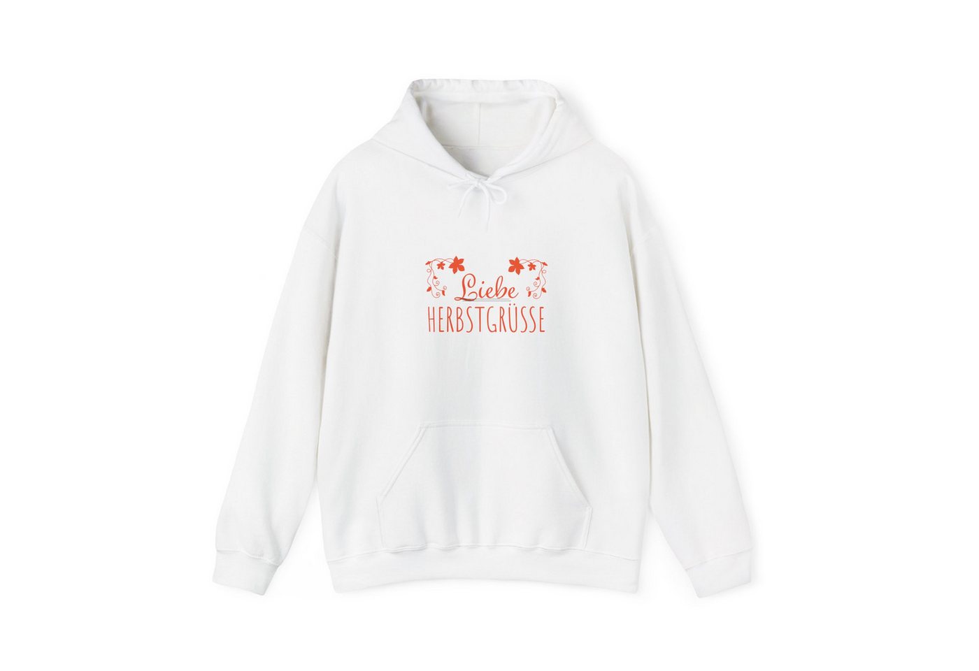 Quality Elegance Kapuzensweatshirt Liebe Herbstgrüsse Herbst Hoodie, Cute Fall Sweatshirt von Quality Elegance