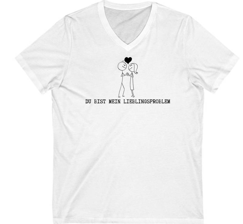 Quality Elegance V-Shirt Du bist mein Lieblingsproblem Damen Herren Vneck Tshirt von Quality Elegance