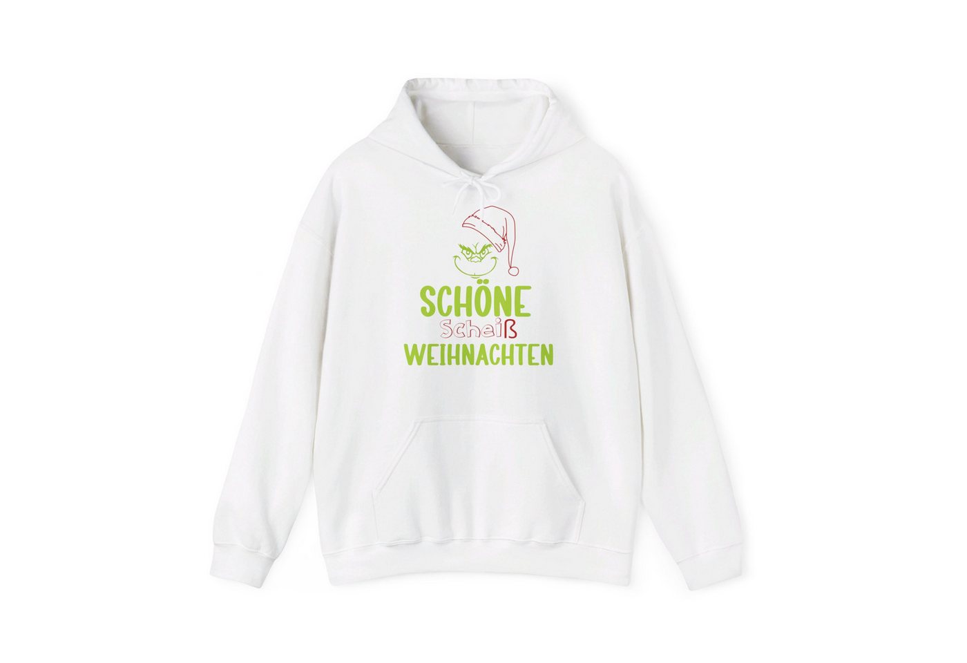 Quality Elegance Weihnachtspullover Weihnachtssweatshirt Grinch Schöne Scheiß Hoodie weihnachtspullover von Quality Elegance