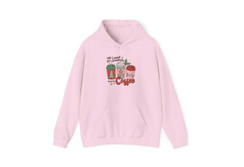 Quality Elegance Weihnachtssweatshirt All I Want for Christmas is More Coffee Hoodie Unisex von Quality Elegance