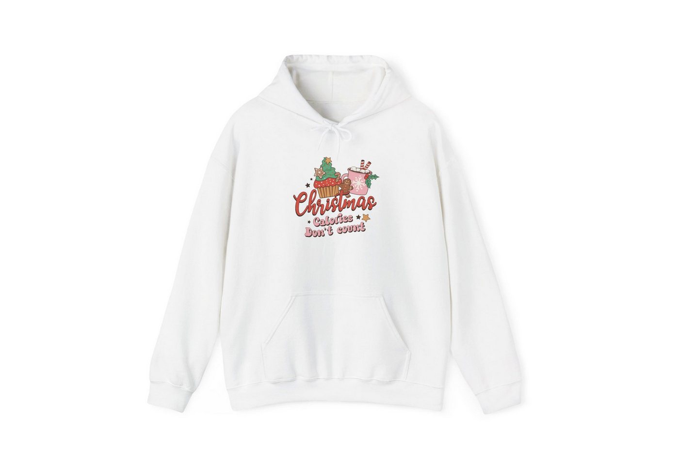 Quality Elegance Weihnachtssweatshirt Christmas Calories Don’t Count Weihnachten Hoodie Unisex von Quality Elegance