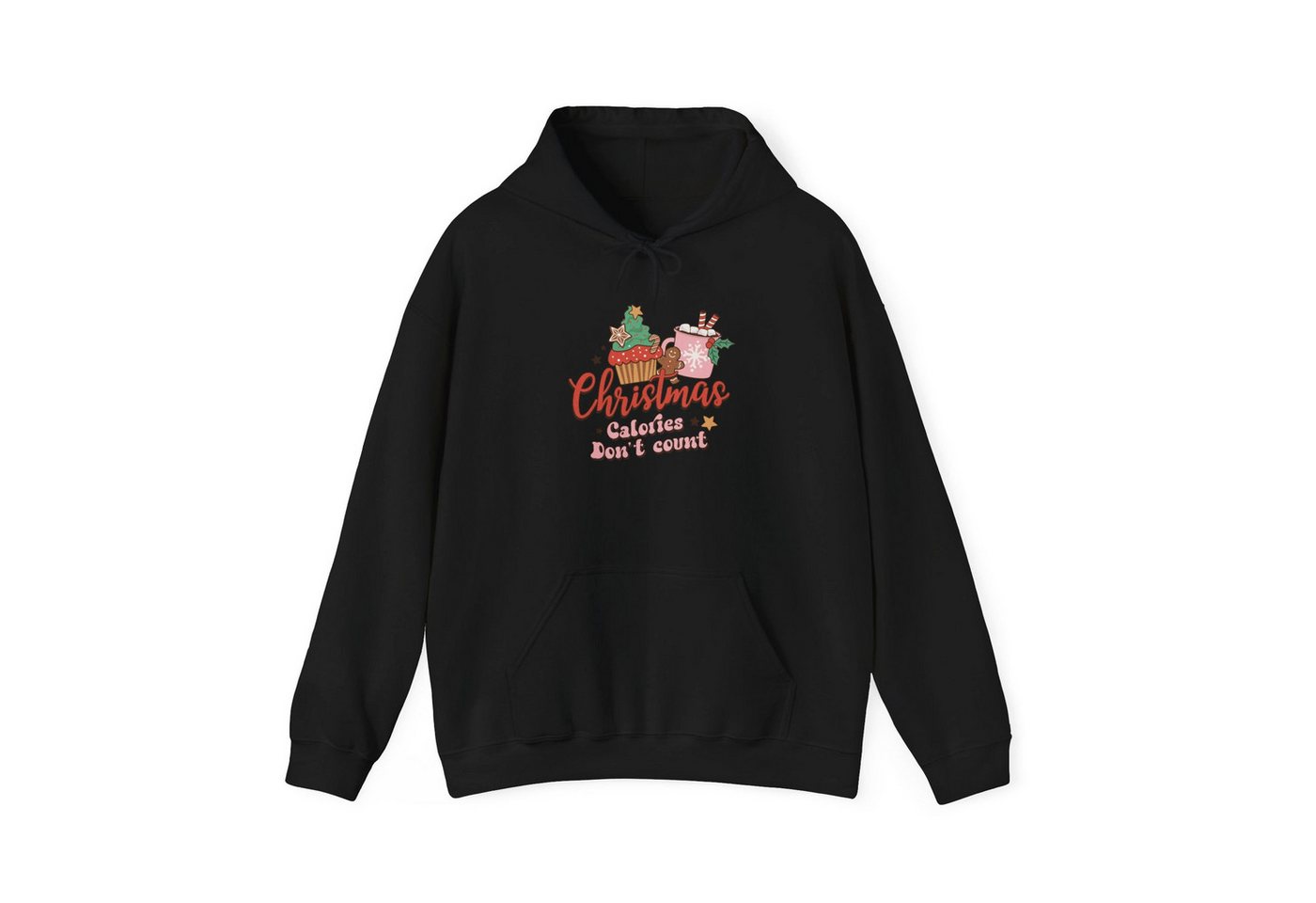 Quality Elegance Weihnachtssweatshirt Christmas Calories Don’t Count Weihnachten Hoodie Unisex von Quality Elegance