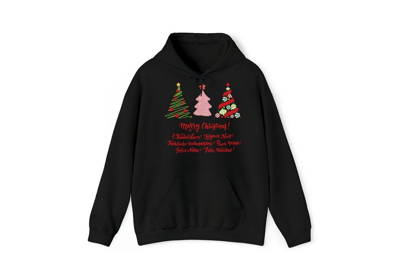 Quality Elegance Weihnachtssweatshirt Cute Christmas Hoodie, Men Women Christmas Sweatshirt von Quality Elegance