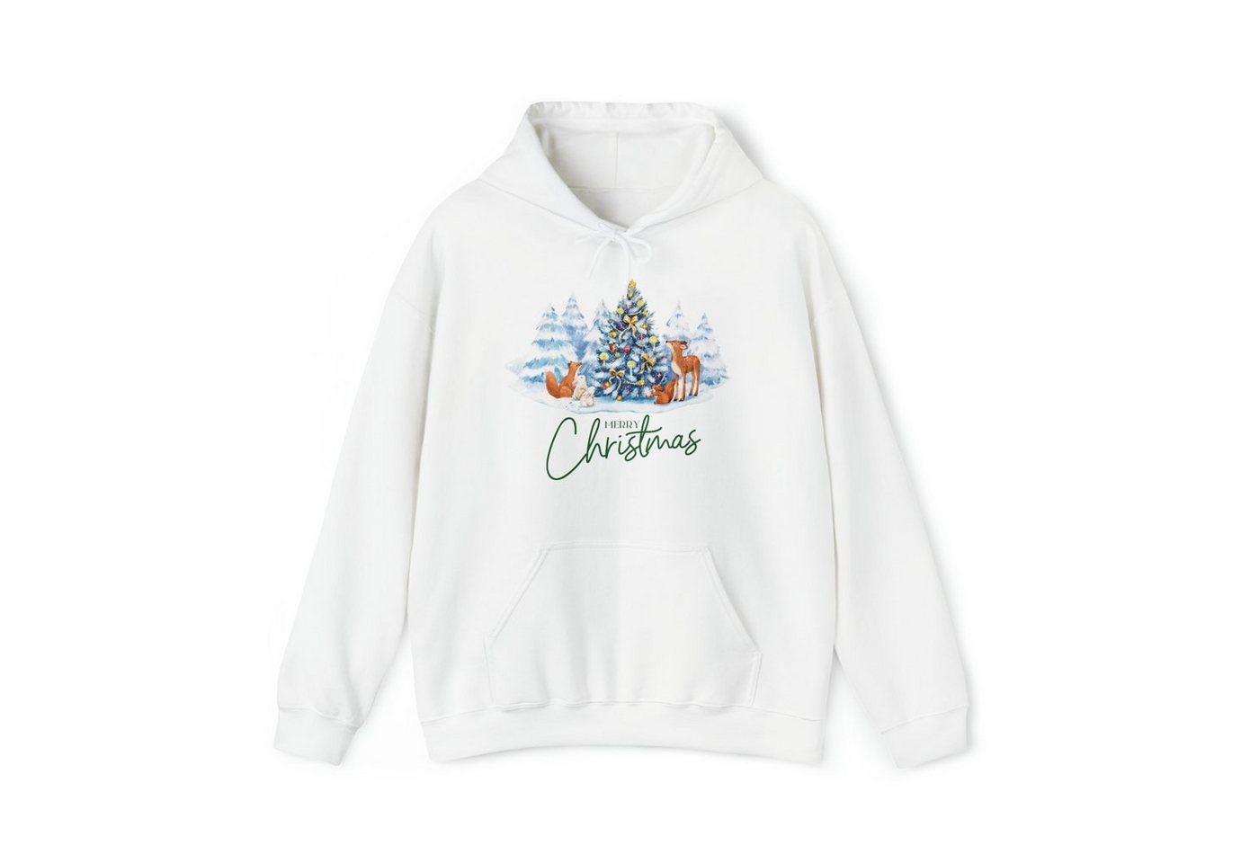 Quality Elegance Weihnachtssweatshirt Cute Christmas Tree Hoodie, Christmas Sweatshirt von Quality Elegance