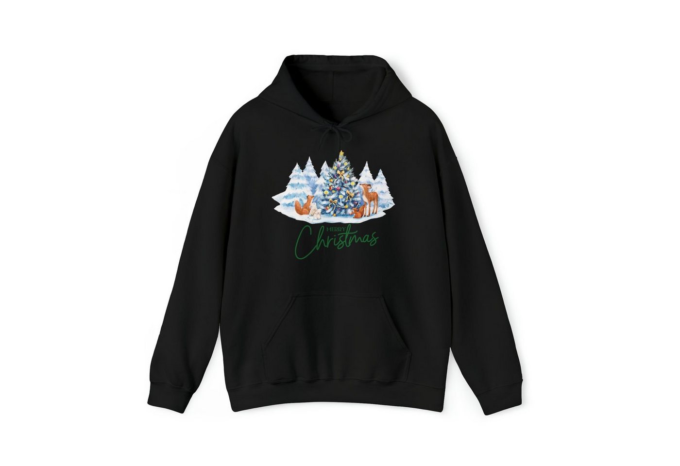 Quality Elegance Weihnachtssweatshirt Cute Christmas Tree Hoodie, Christmas Sweatshirt von Quality Elegance