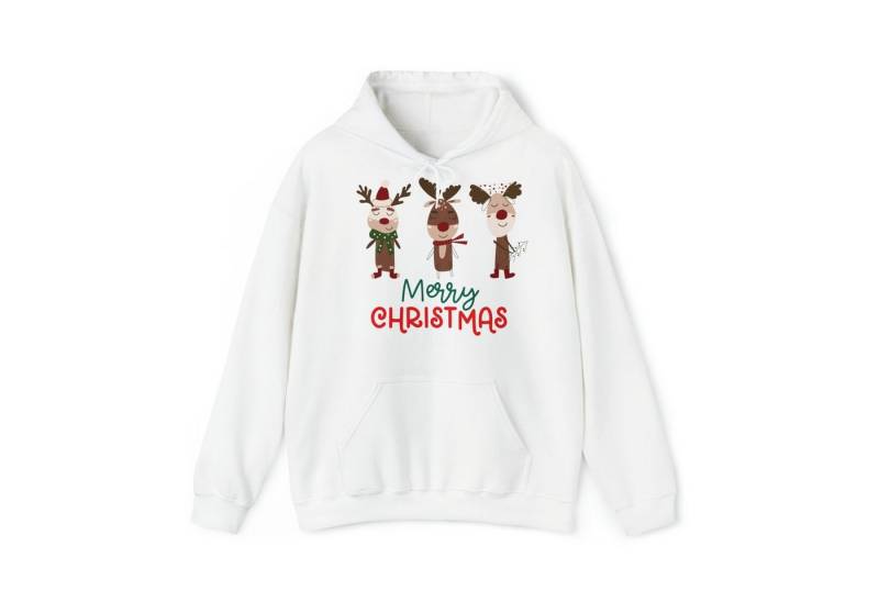 Quality Elegance Weihnachtssweatshirt Cute Reindeer Christmas Hoodie, weihnachtspullover damen herren von Quality Elegance