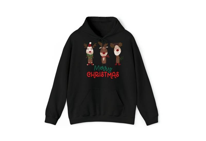 Quality Elegance Weihnachtssweatshirt Cute Reindeer Christmas Hoodie, weihnachtspullover damen herren von Quality Elegance