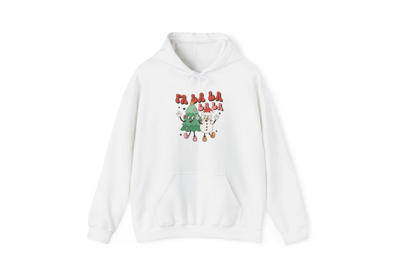 Quality Elegance Weihnachtssweatshirt Fa La La La La Retro Weihnachten Hoodie Unisex von Quality Elegance