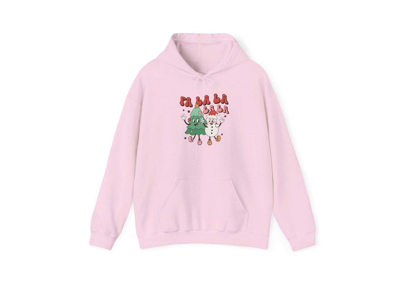 Quality Elegance Weihnachtssweatshirt Fa La La La La Retro Weihnachten Hoodie Unisex von Quality Elegance