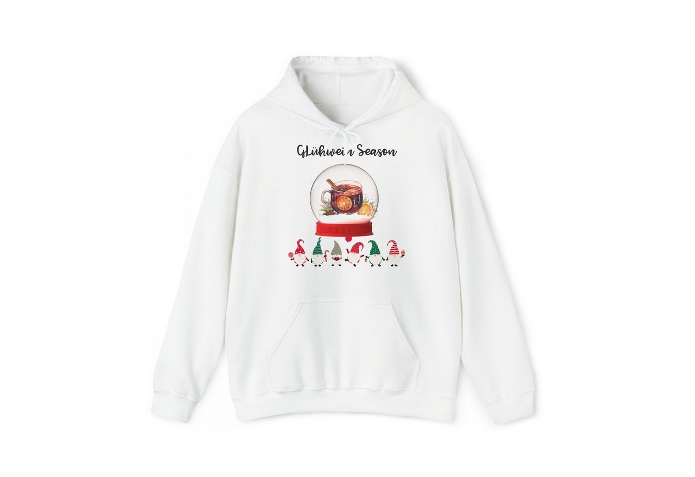 Quality Elegance Weihnachtssweatshirt Glüwein Season Cute Weihnachtskapuzenpullover von Quality Elegance