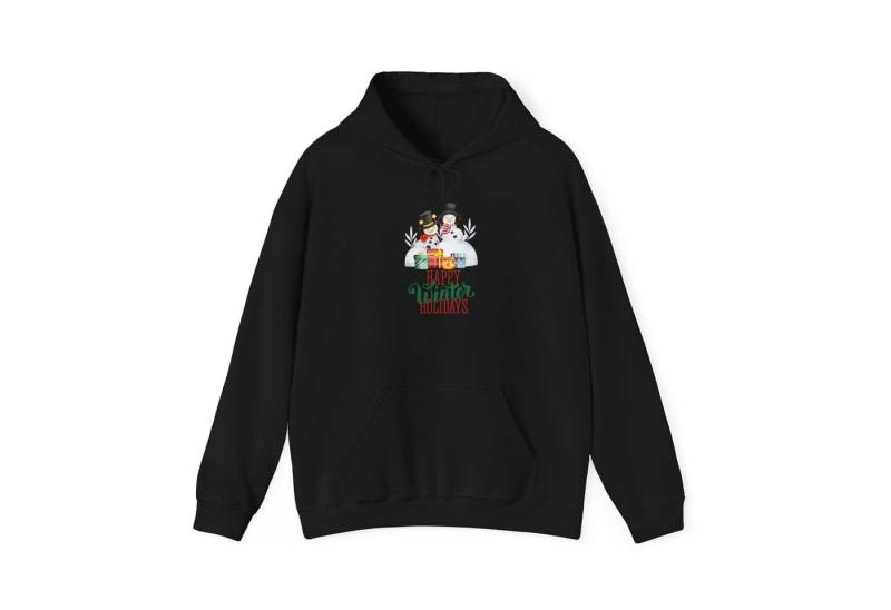 Quality Elegance Weihnachtssweatshirt Happy Winter Holidays Hoodie Snowman Unisex Weihnachten von Quality Elegance