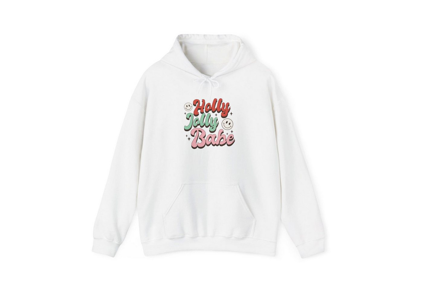 Quality Elegance Weihnachtssweatshirt Holly Jolly Babe Weihnachten Hoodie Unisex Christmas Pullover Retro von Quality Elegance