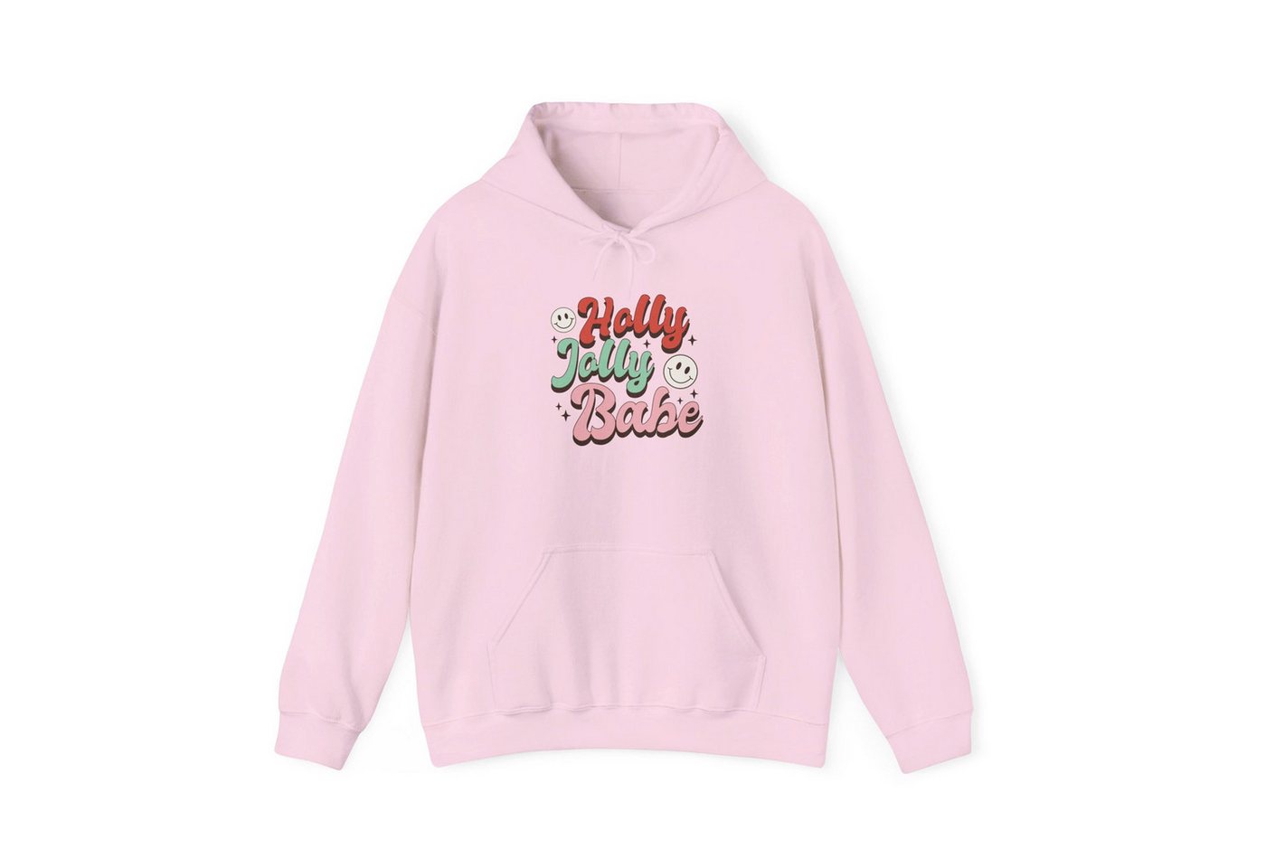 Quality Elegance Weihnachtssweatshirt Holly Jolly Babe Weihnachten Hoodie Unisex Christmas Pullover Retro von Quality Elegance