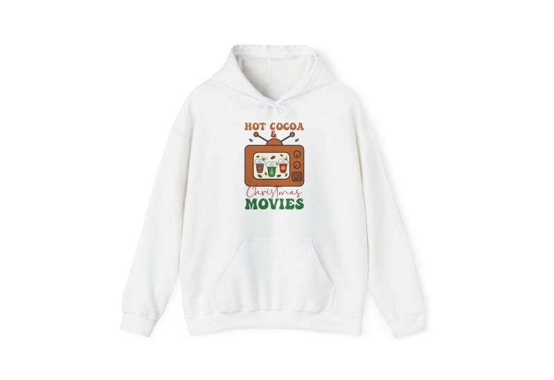 Quality Elegance Weihnachtssweatshirt Hot Cocoa Christmas Movies Sweatshirt – Winter Weihnachten Hoodie von Quality Elegance