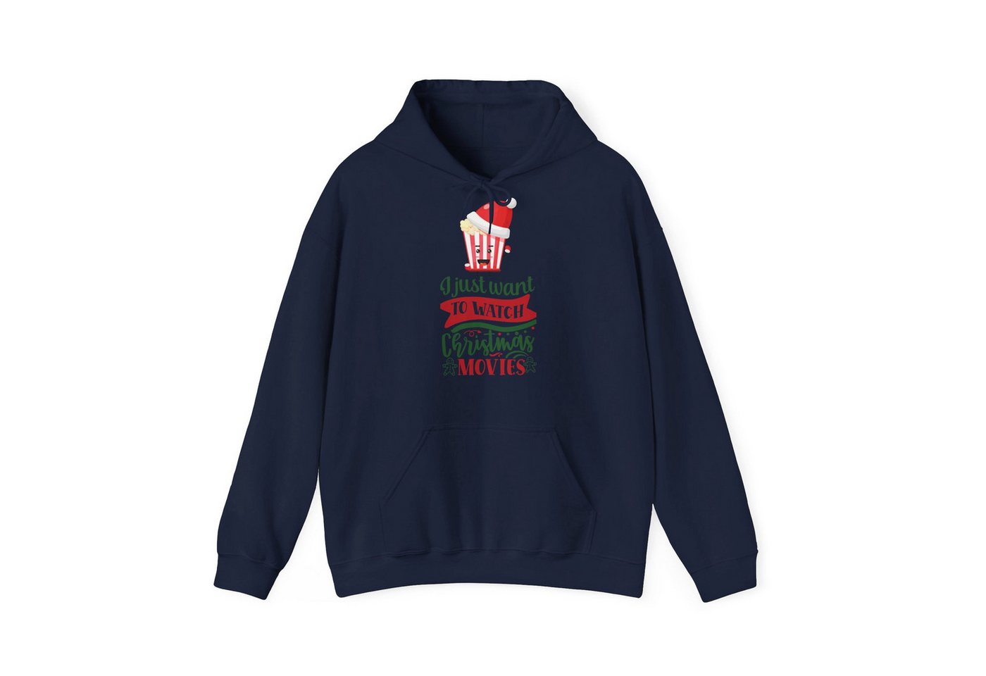 Quality Elegance Weihnachtssweatshirt I Just Want To Watch Christmas Movies Hoodie Sweatshirt – Winter Pullo von Quality Elegance