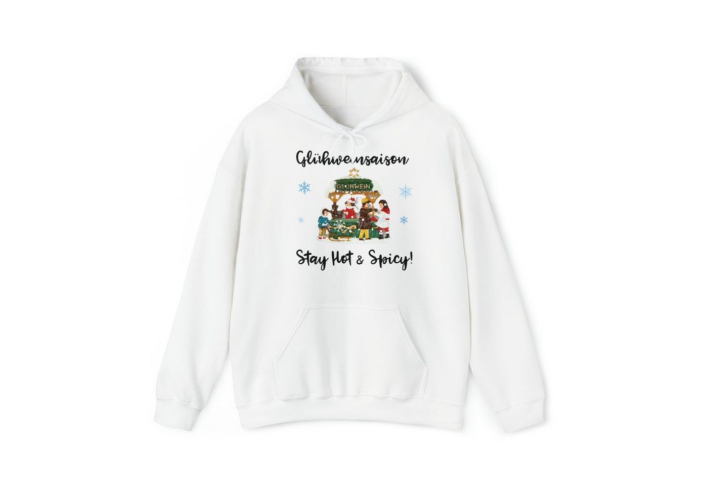 Quality Elegance Weihnachtssweatshirt Its the Glühwein Saison Christmas Hoodie, Christmas Sweatshirt von Quality Elegance